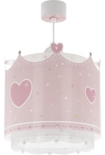 Dalber 61102 -Lampadario per bambini LITTLE QUEEN 1xE27/60W/230V