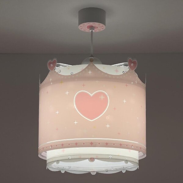 Dalber 61102 -Lampadario per bambini LITTLE QUEEN 1xE27/60W/230V