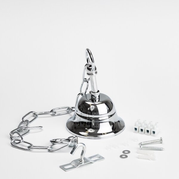 Brilagi - LED Lampadario di cristallo a sospensione con catena MOZART 4xE14/40W/230V cromo lucido