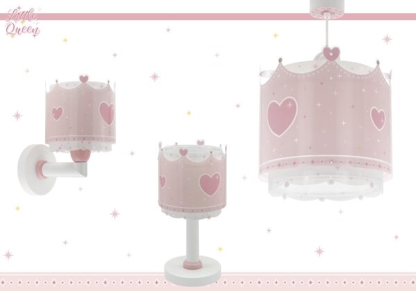 Dalber 61109 - Applique per bambini LITTLE QUEEN 1xE27/60W/230V