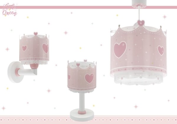 Dalber 61102 -Lampadario per bambini LITTLE QUEEN 1xE27/60W/230V