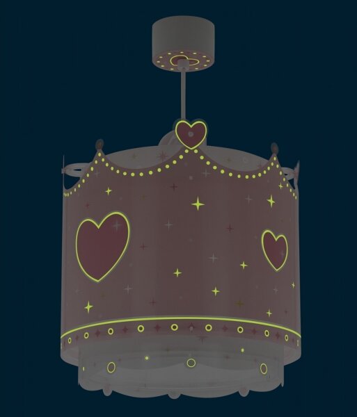 Dalber 61102 -Lampadario per bambini LITTLE QUEEN 1xE27/60W/230V