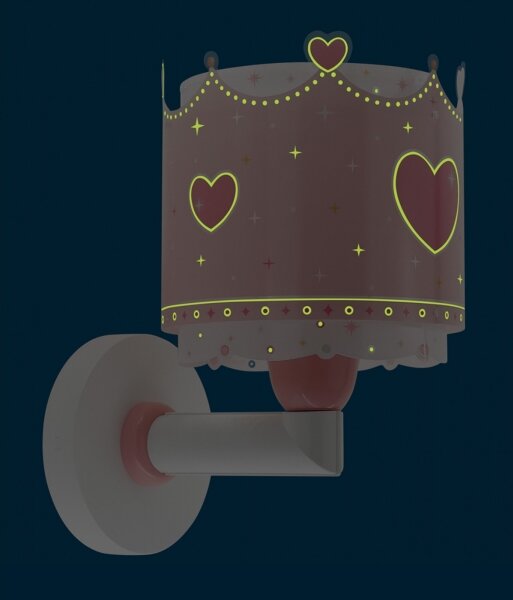 Dalber 61109 - Applique per bambini LITTLE QUEEN 1xE27/60W/230V