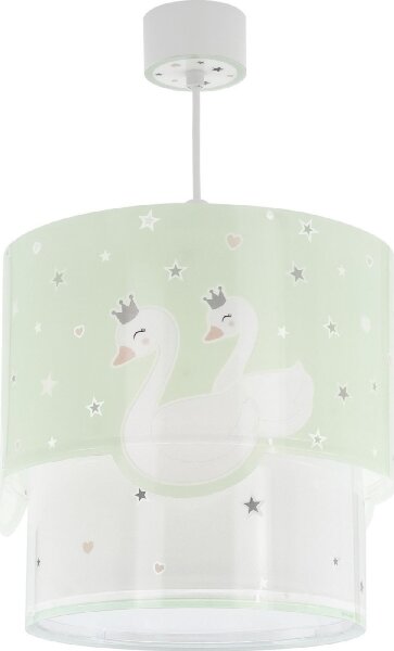 Dalber 61712H - Lampadario per bambini SWEET LOVE 1xE27/60W/230V verde