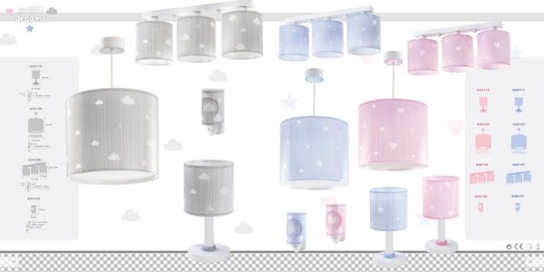 Dalber 62011S - Piccola lampada per bambini SWEET DREAMS 1xE14/40W/230V