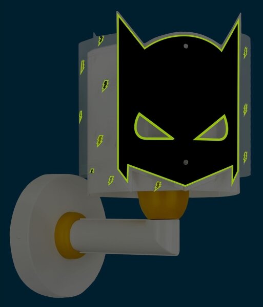 Dalber 61809 - Applique da parete per bambini DARK HERO 1xE27/15W/230V