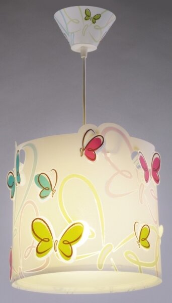 Dalber 62142 - Lampadario per bambini FARFALLA 1xE27/60W/230V