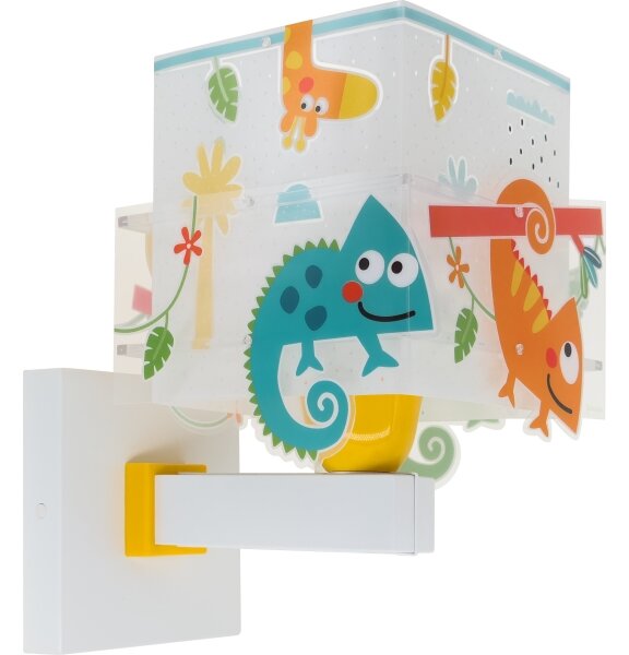 Dalber 63319 - Applique per bambini HAPPY JUNGLE 1xE27/15W/230V