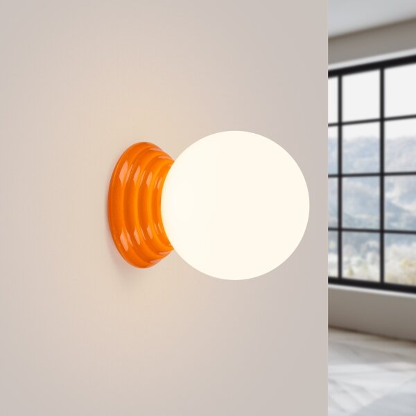 Sollux SL.1893 - Applique da parete per bagno ZORI 1xG9/8W/230V IP44 arancione