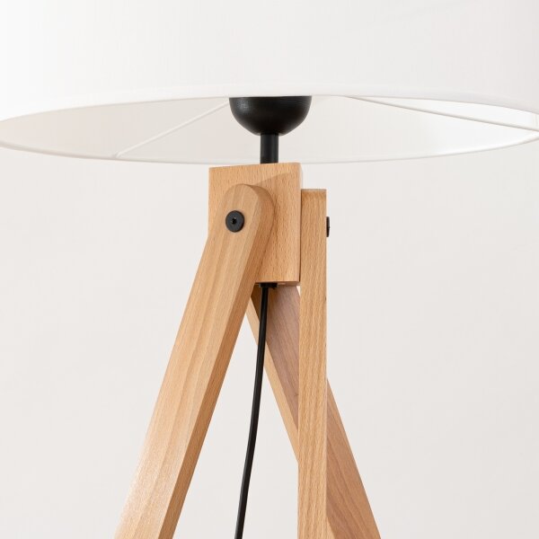 Sollux SL.1908 - Lampada da terra NATT 1xE27/15W/230V bianca
