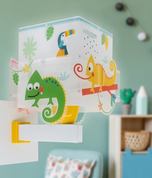 Dalber 63319 - Applique per bambini HAPPY JUNGLE 1xE27/15W/230V