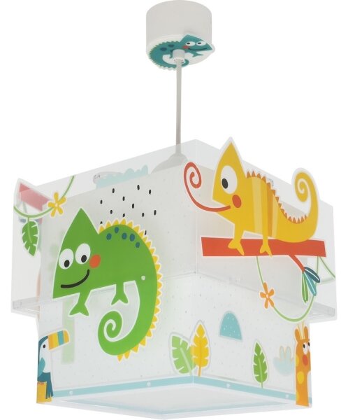 Dalber 63312 - Lampadario per bambini HAPPY JUNGLE 1xE27/15W/230V