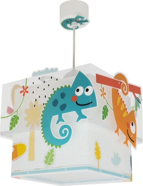 Dalber 63312 - Lampadario per bambini HAPPY JUNGLE 1xE27/15W/230V