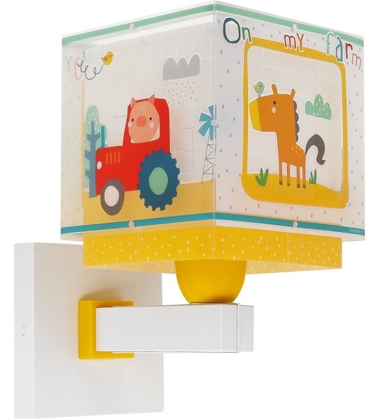 Dalber 63409 - Applique per bambini MY FARM 1xE27/15W/230V