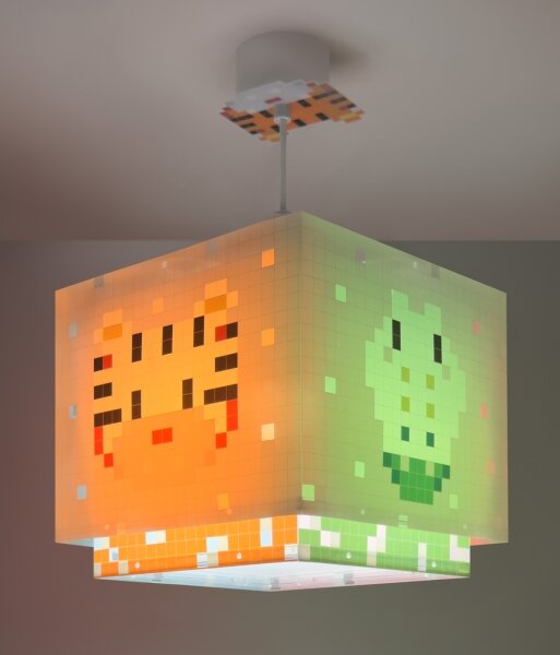 Dalber 63372 - Lampadario per bambini LITTLE PIXEL 1xE27/15W/230V
