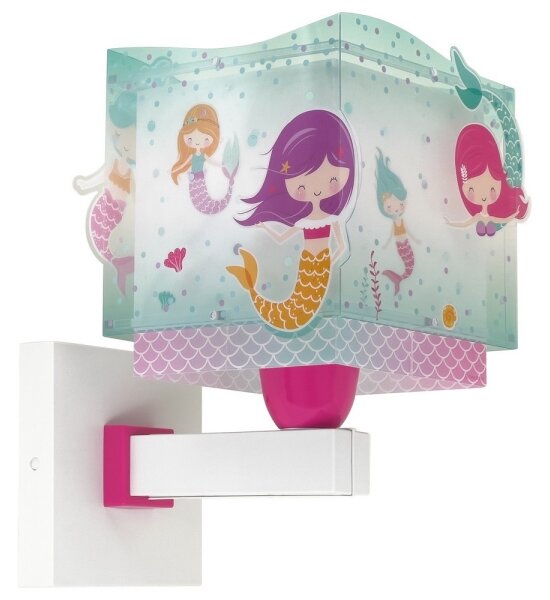 Dalber 63449 - Applique per bambini MERMAIDS 1xE27/60W/230V