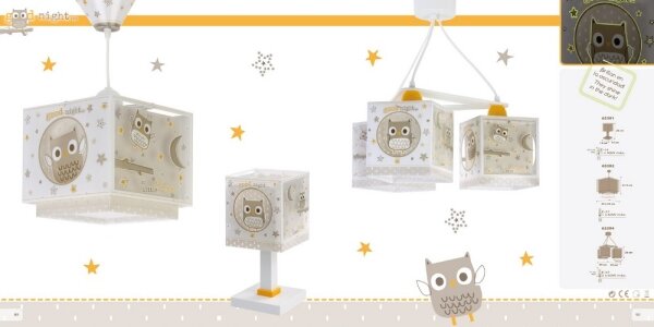 Dalber D-63392 - Lampadario per bambini GOOD NIGHT 1xE27/60W/230V