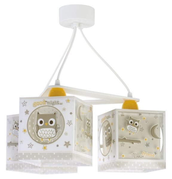 Dalber D-63394 - Lampadario per bambini GOOD NIGHT 3xE27/60W/230V