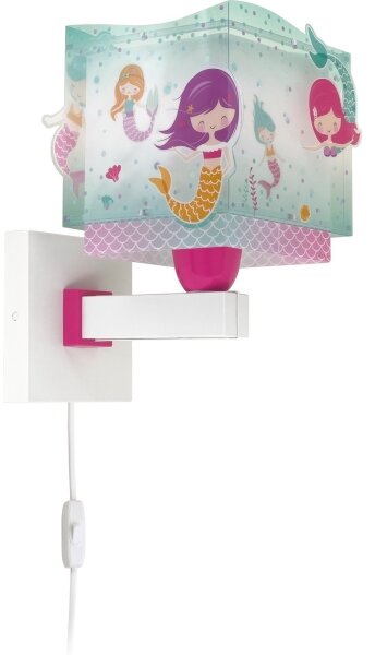 Dalber 63449 - Applique per bambini MERMAIDS 1xE27/60W/230V