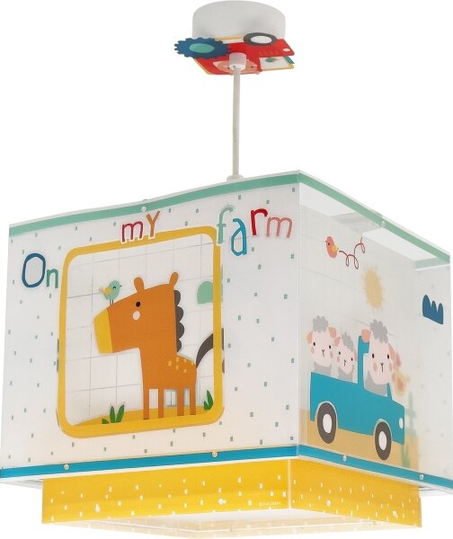 Dalber 63402 - Lampadario per bambini MY FARM 1xE27/15W/230V