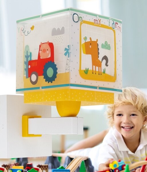 Dalber 63409 - Applique per bambini MY FARM 1xE27/15W/230V