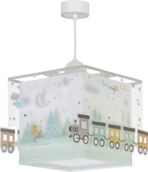 Dalber D-63532 - Lampadario per bambini TRAIN 1xE27/60W/230V