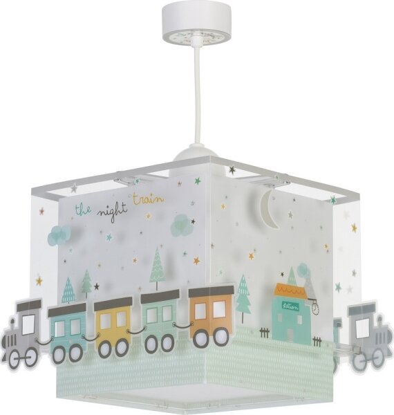 Dalber D-63532 - Lampadario per bambini TRAIN 1xE27/60W/230V