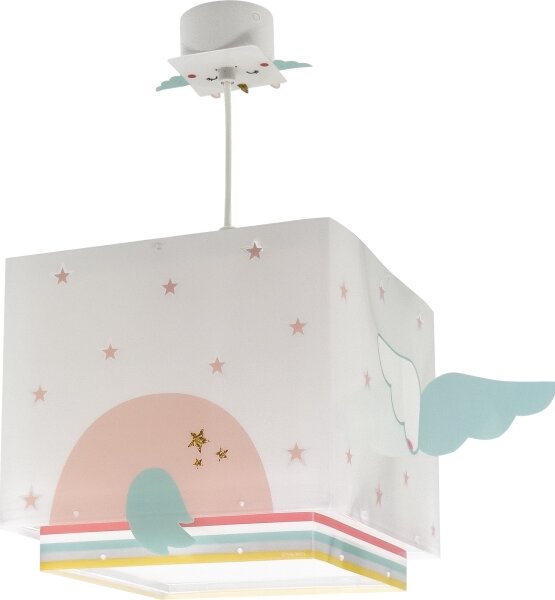 Dalber 64592 - Lampadario per bambini LITTLE UNICORN 1xE27/15W/230V