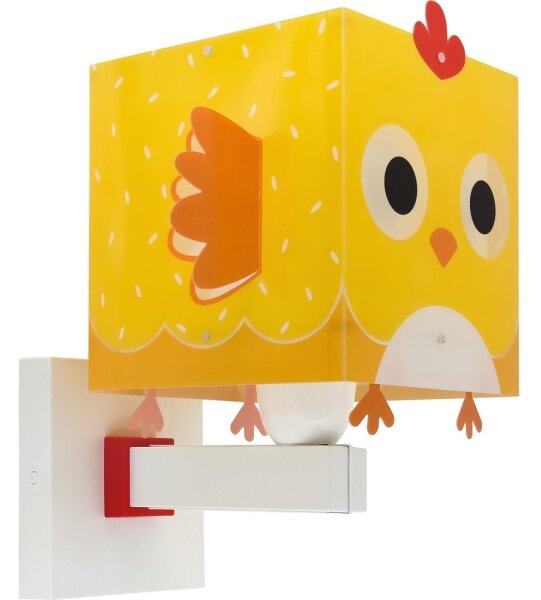 Dalber 64649 - Applique per bambini LITTLE CHICKEN 1xE27/15W/230V