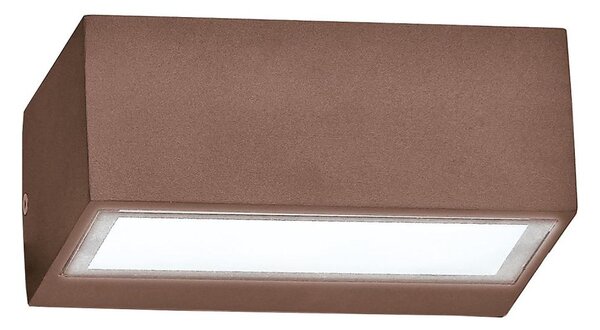 Ideal Lux - Applique da esterno TWIN 1xG9/28W/230V IP44 marrone