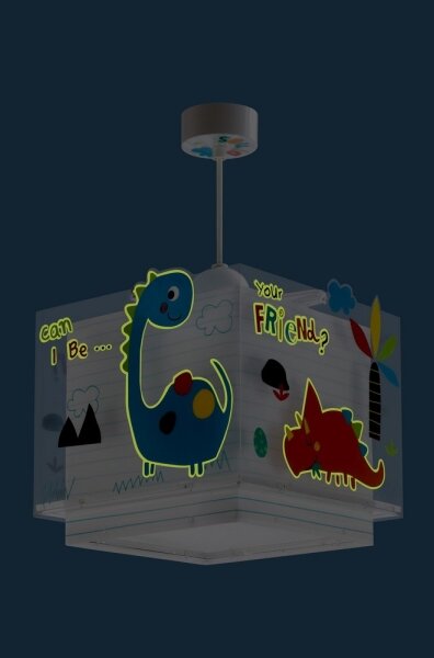 Dalber D-73452 - Lampadario per bambini DINOS 1xE27/60W/230V