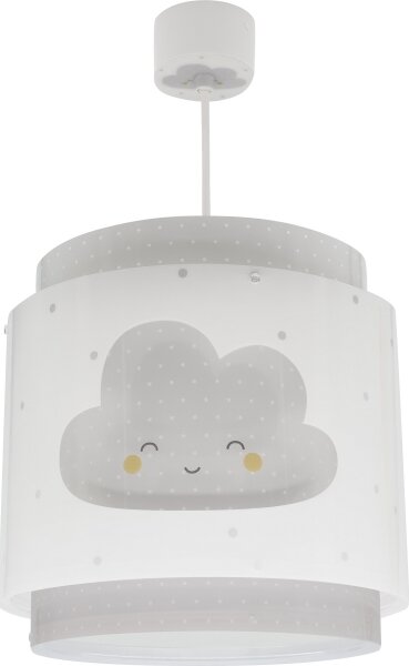 Dalber 76012E - Lampadario per bambini BABY DREAMS 1xE27/15W/230V grigio