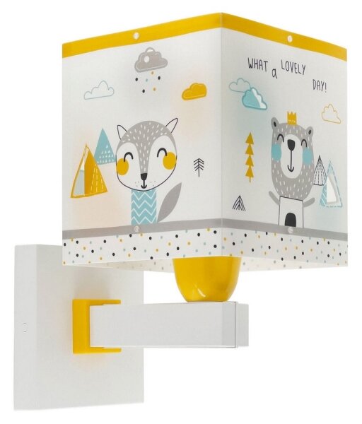Dalber 73249 - Applique per bambini HELLO LITTLE 1xE27/60W/230V