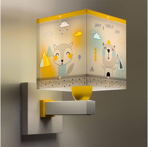 Dalber 73249 - Applique per bambini HELLO LITTLE 1xE27/60W/230V
