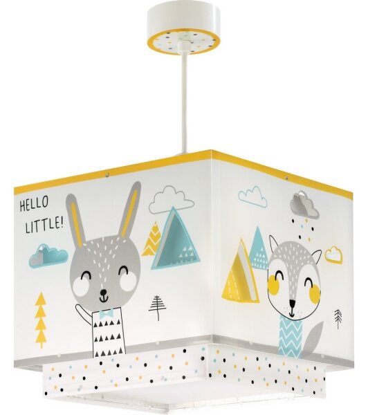 Dalber D-73242 - Lampadario per bambini HELLO LITTLE 1xE27/15W/230V