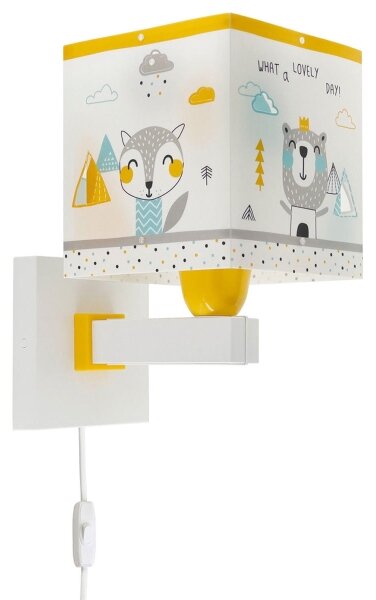 Dalber 73249 - Applique per bambini HELLO LITTLE 1xE27/60W/230V