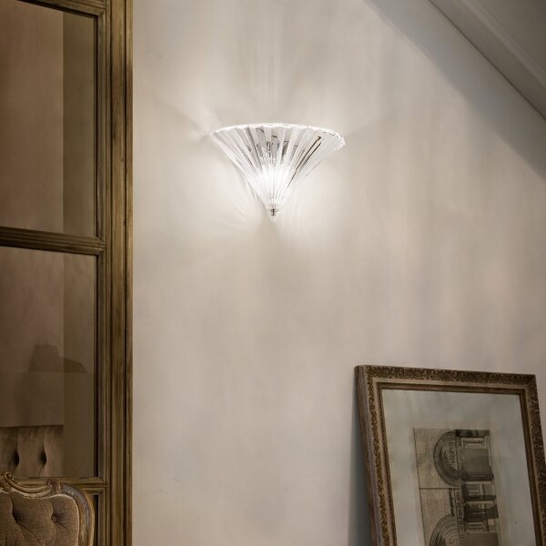 Ideal Lux - Applique SANTA 1xE14/40W/230V trasparente