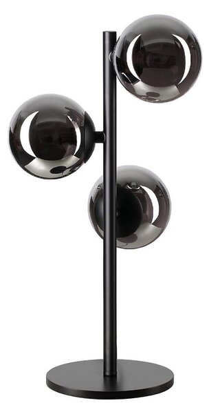 Ideal Lux - Lampada da tavolo LED PERLAGE 3xG9/3W/230V nero/nero fumé