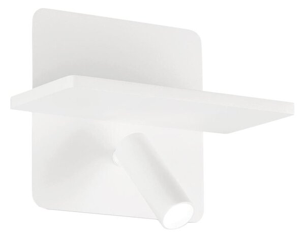 Ideal Lux - Faretto da parete LED PIANO LED/10W/230V CRI 90 USB bianco
