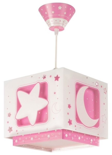 Dalber 63232S - Lampadario per bambini MOON LIGHT 1xE27/60W/230V