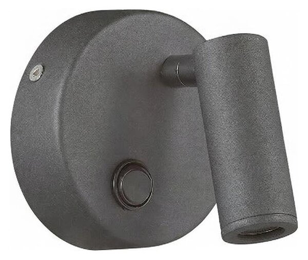 Ideal Lux - Faretto da parete PAGE LED/3W/230V CRI 90 nero