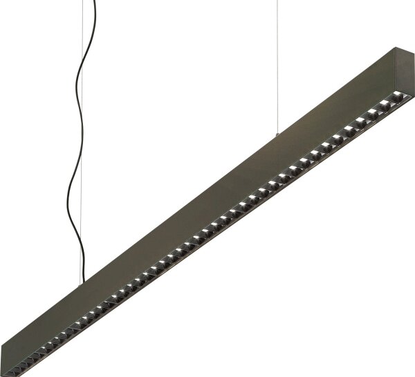 Ideal Lux - Lampadario a sospensione LED su cavo OFFICE LED/30W/230V 4000K CRI 90 nero