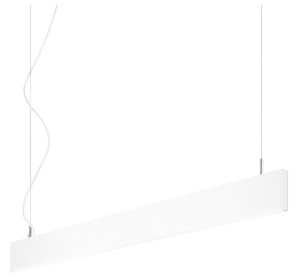 Ideal Lux - Lampadario LED a sospensione con cavo LINUS LED/32W/230V 4000K CRI 90 120 cm bianco