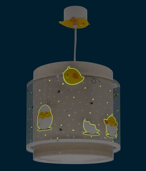 Dalber 76872 - Lampadario per bambini BABY CHICK 1xE27/15W/230V