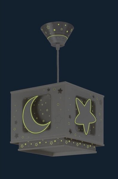 Dalber 63232E - Lampadario per bambini MOON LIGHT 1xE27/60W/230V