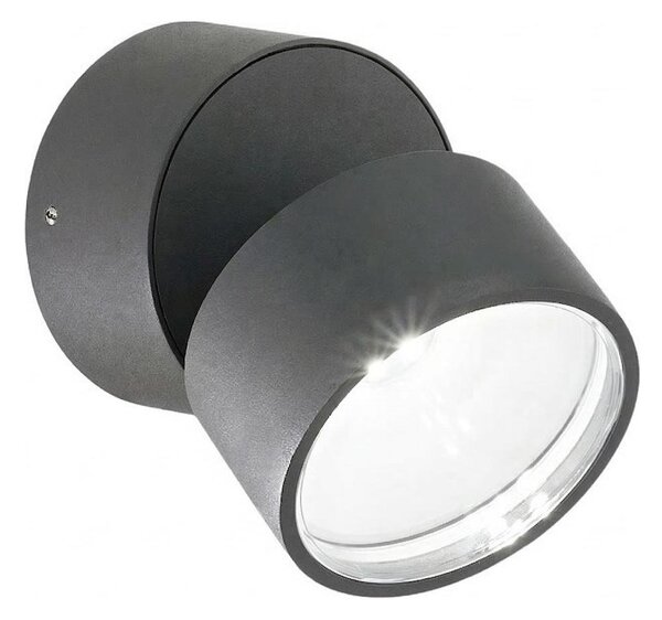 Ideal Lux - Applique da esterno OMEGA LED/7W/230V CRI 90 IP54 antracite