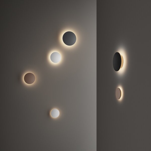 Ideal Lux - Applique LED da esterno PUNTO LED/9W/230V CRI, diametro 18 cm, IP54, nero
