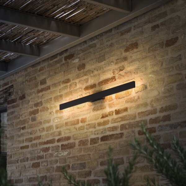 Ideal Lux - Applique da esterno LINEA LED/20W/230V CRI 90 104 cm IP54 nero
