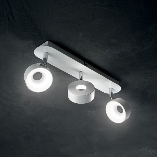 Ideal Lux - Faretto da parete LED OBY 3xLED/6W/230V CRI 90 bianco