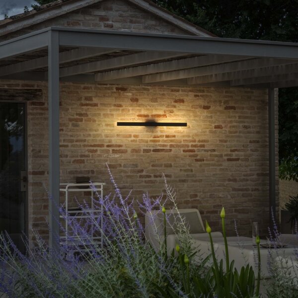 Ideal Lux - Applique da esterno LINEA LED/20W/230V CRI 90 104 cm IP54 nero
